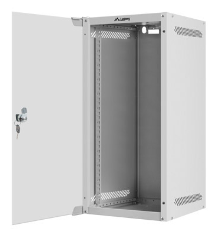 Lanberg WF10-2312-10S armario rack 12U Bastidor de pared Gris