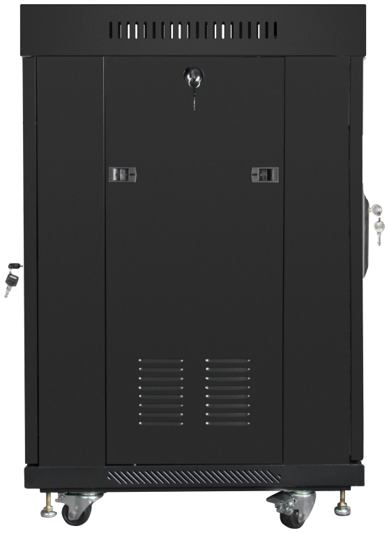 Lanberg FF01-6615-12BL armario rack 15U Rack o bastidor independiente Negro