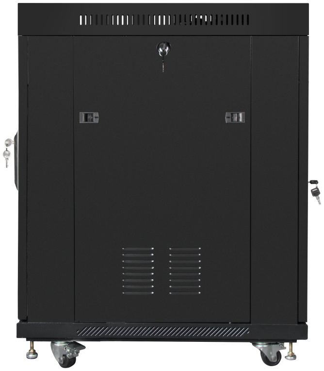Lanberg FF01-8015-12BL armario rack 15U Rack o bastidor independiente Negro