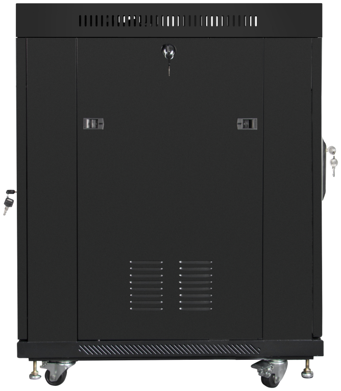 Lanberg FF01-8015-12BL armario rack 15U Rack o bastidor independiente Negro