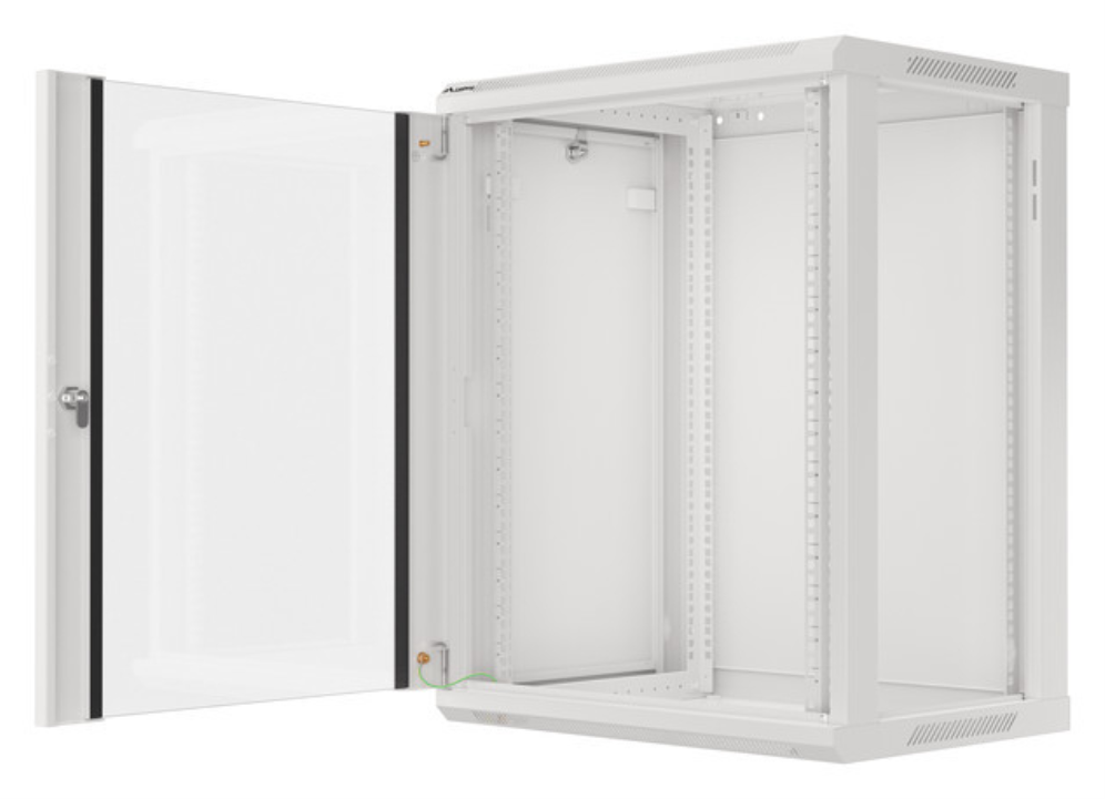 Lanberg WF01-6415-10S armario rack 15U Bastidor de pared Gris