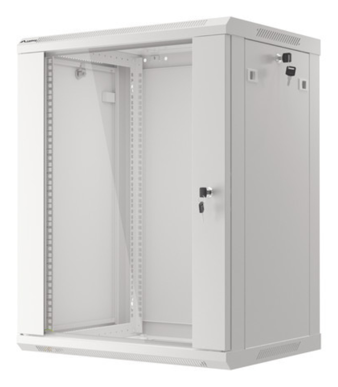 Lanberg WF01-6415-10S armario rack 15U Bastidor de pared Gris