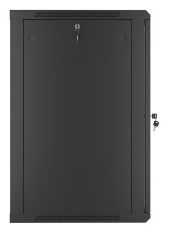 Lanberg WF01-6618-10B armario rack 18U Bastidor de pared Negro