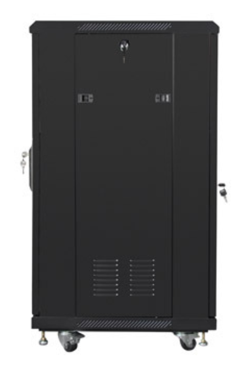 Lanberg FF01-6622-12B armario rack 22U Rack o bastidor independiente Negro