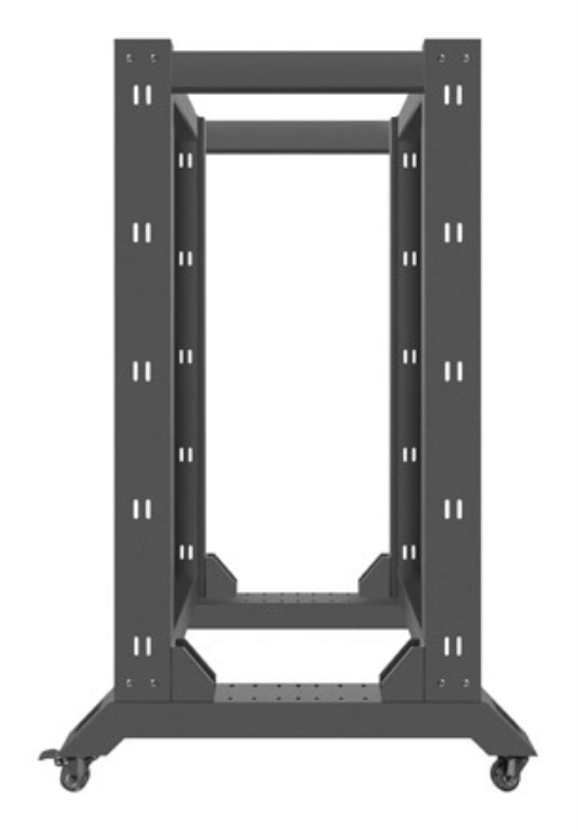 Lanberg OR01-6822-B armario rack 22U Rack o bastidor independiente Negro
