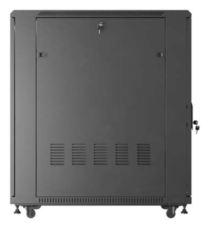 Lanberg FF01-6022-12B armario rack 22U Rack o bastidor independiente Negro