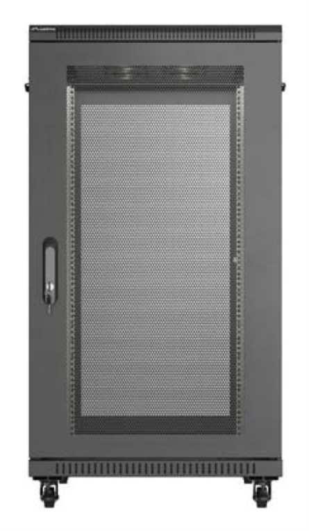 Lanberg FF01-6022-23B armario rack 22U Rack o bastidor independiente Negro
