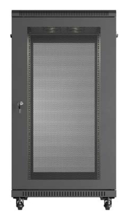 Lanberg FF01-6022-23B armario rack 22U Rack o bastidor independiente Negro