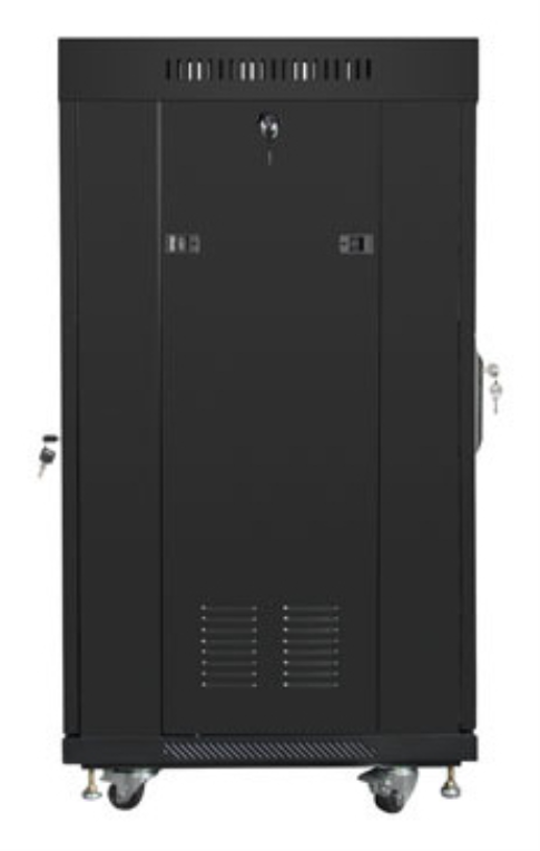 Lanberg FF01-6622-12BL armario rack 22U Rack o bastidor independiente Negro