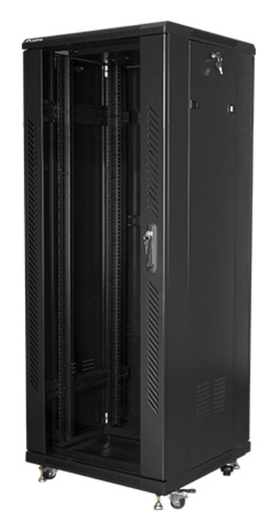 Lanberg FF01-6632-12B armario rack 32U Rack o bastidor independiente Negro