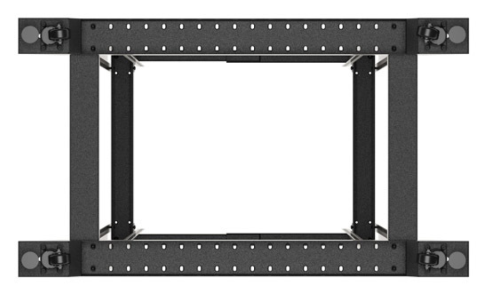 Lanberg OR01-6042-B armario rack 42U Rack o bastidor independiente Negro