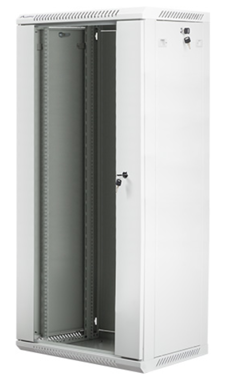 Lanberg WF01-6427-10S armario rack 27U Bastidor de pared Blanco