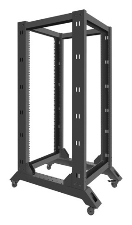 Lanberg OR01-6827-B armario rack 27U Rack o bastidor independiente Negro