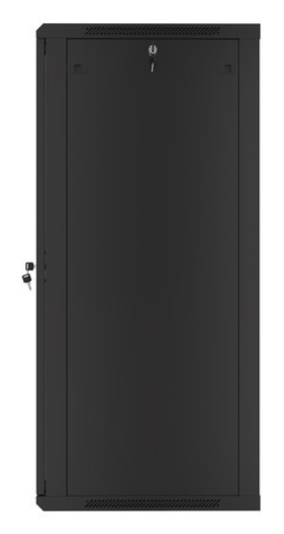 Lanberg WF01-6627-10B armario rack 27U Bastidor de pared Negro