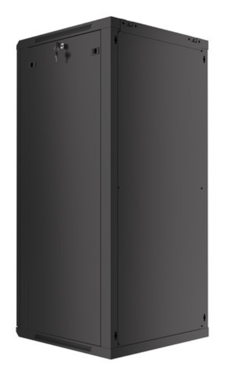 Lanberg WF01-6627-10B armario rack 27U Bastidor de pared Negro