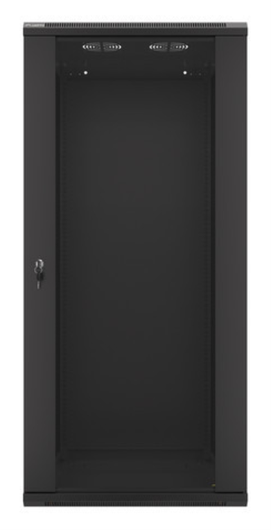 Lanberg WF01-6627-10B armario rack 27U Bastidor de pared Negro