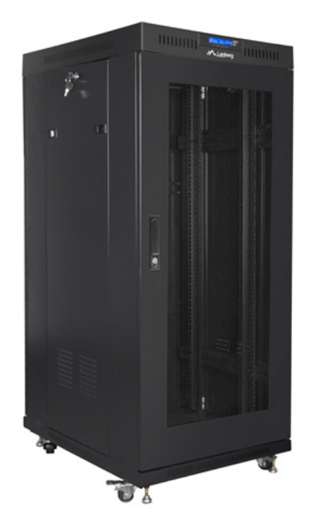 Lanberg FF01-6827-23BL armario rack 27U Rack o bastidor independiente Negro