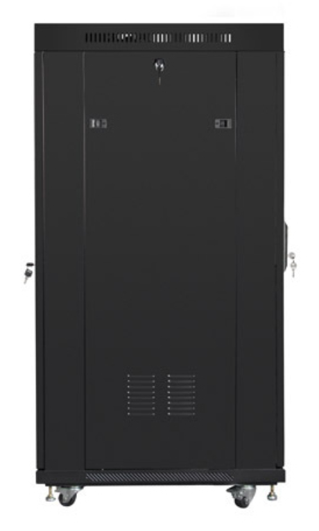 Lanberg FF01-6827-23BL armario rack 27U Rack o bastidor independiente Negro