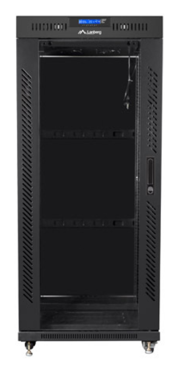 Lanberg FF01-8027-12BL armario rack 27U Rack o bastidor independiente Negro