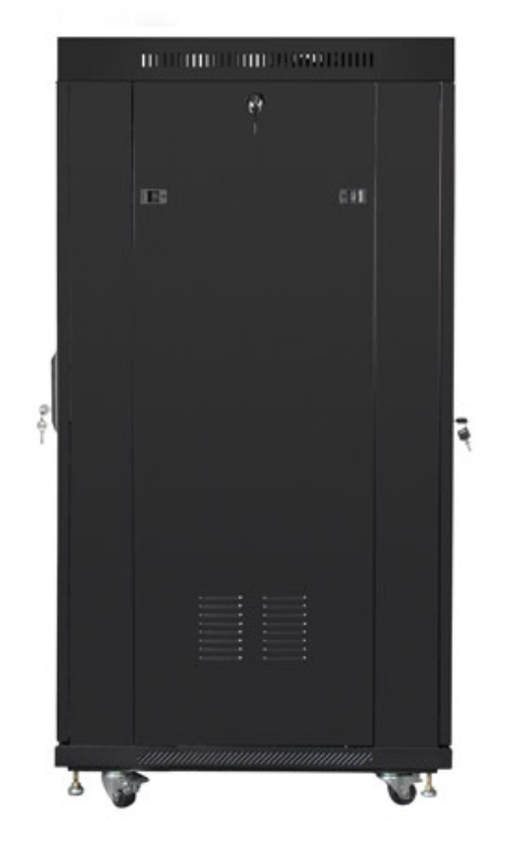 Lanberg FF01-8027-12BL armario rack 27U Rack o bastidor independiente Negro