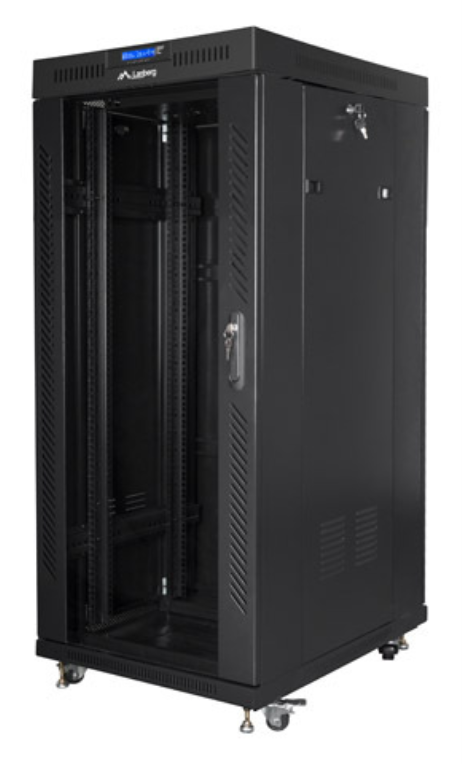 Lanberg FF01-8037-12BL armario rack 37U Rack o bastidor independiente Negro