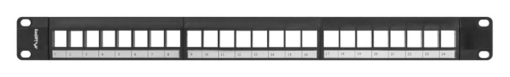 Lanberg PPKS-1024-B panel de parcheo 1U