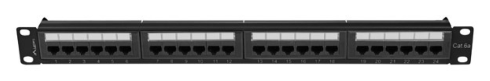 Lanberg PPUA-1024-B panel de parcheo 1U