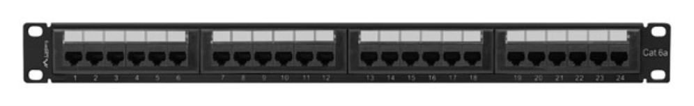Lanberg PPUA-1024-B panel de parcheo 1U