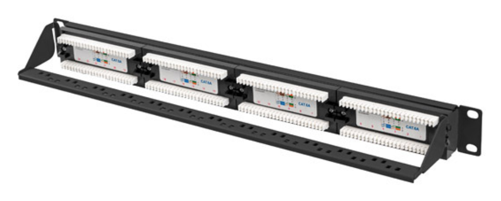 Lanberg PPUA-1024-B panel de parcheo 1U