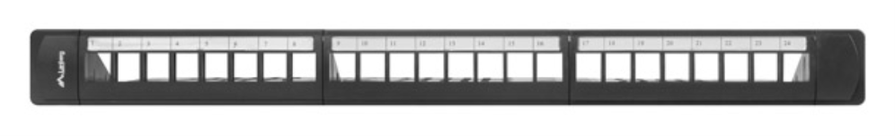 Lanberg PPKS-1124-B panel de parcheo 1U