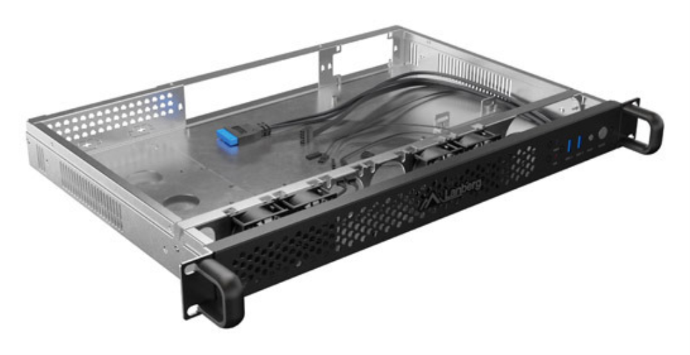 Lanberg SC01-3001-10B plataforma de infraestructura modular Bastidor (1U) 0 GB
