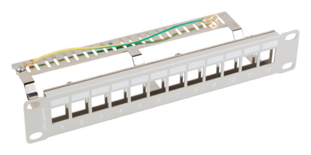 Lanberg PPKS-9212-S panel de parcheo 1U
