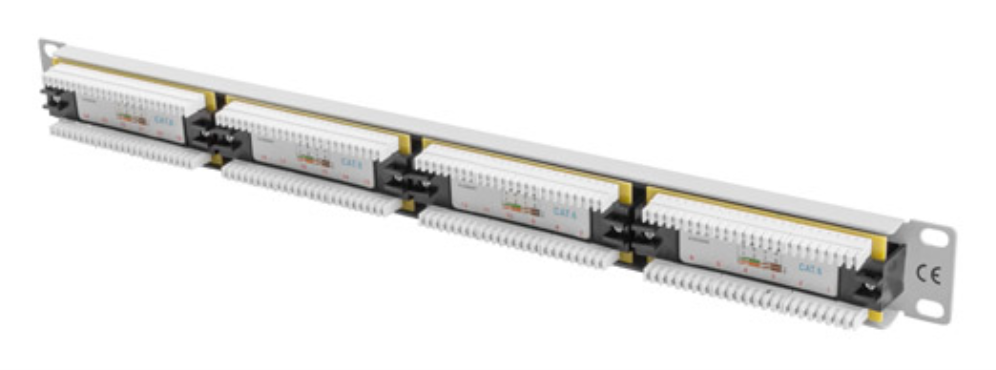 Lanberg PPU6-1024-S panel de parcheo 1U