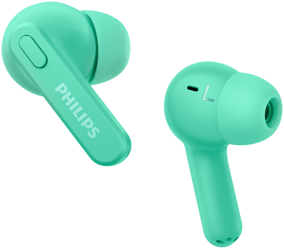 Philips 2000 series TAT2206GR/00 auricular y casco Auriculares True Wireless Stereo (TWS) Dentro de oído Llamadas/Música Bluetooth Turquesa