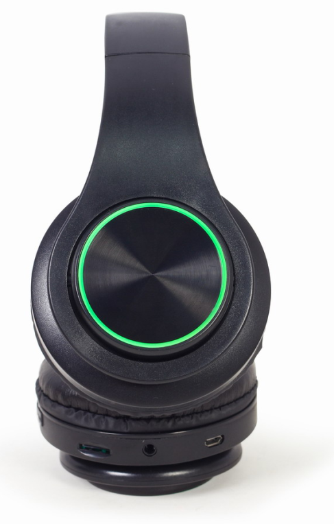 Gembird BHP-LED-01 auricular y casco Auriculares Inalámbrico y alámbrico Diadema Música/uso diario MicroUSB Bluetooth Negro
