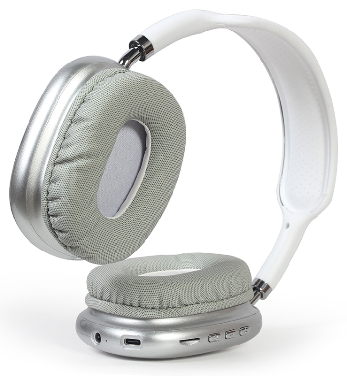 Gembird BHP-LED-02-W auricular y casco Auriculares Inalámbrico Diadema Llamadas/Música Bluetooth Blanco