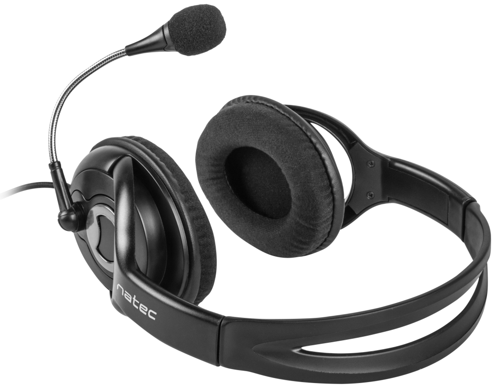 NATEC Bear 2 Auriculares Alámbrico Diadema Negro