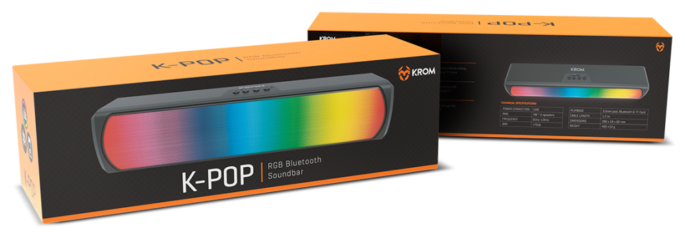 Krom K-POP Negro 2.0 canales 6 W