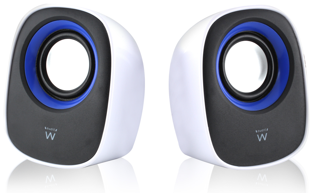 Ewent EW3513 altavoz De 1 vía Negro, Azul, Blanco Alámbrico 5 W