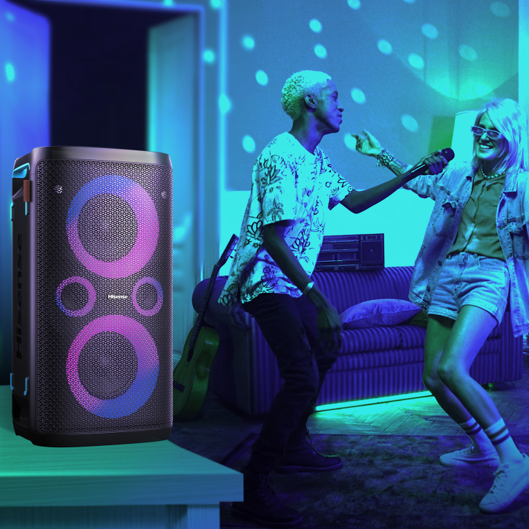 Hisense Party Storm Altavoz para fiestas Negro 300 W