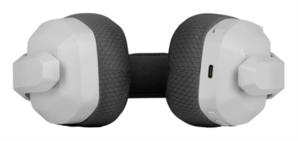 Krom Kanji Auriculares Inalámbrico y alámbrico Diadema Juego USB Tipo C Bluetooth Blanco