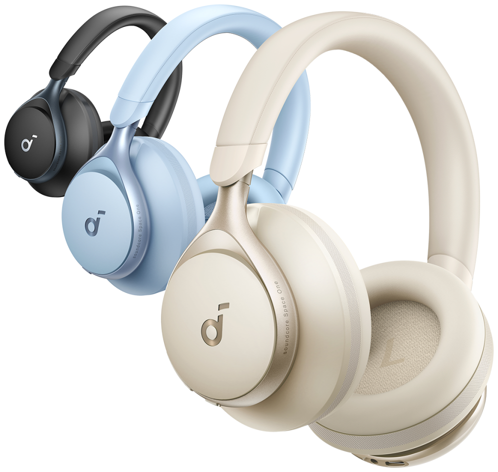 Soundcore Space One Auriculares Inalámbrico y alámbrico Diadema Llamadas/Música Bluetooth Crema de color