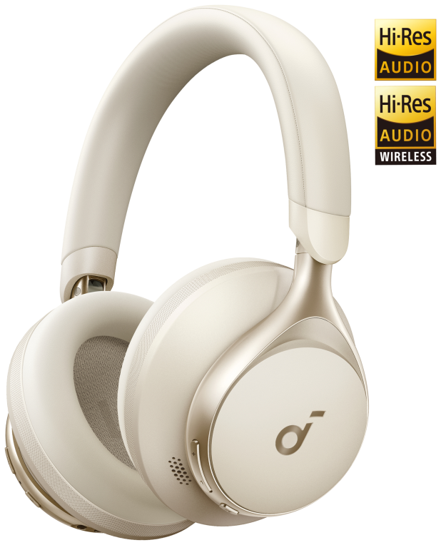 Soundcore Space One Auriculares Inalámbrico y alámbrico Diadema Llamadas/Música Bluetooth Crema de color
