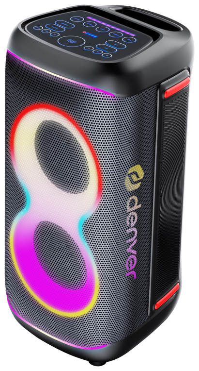 Denver BPS-370 Altavoz para fiestas Negro 100 W