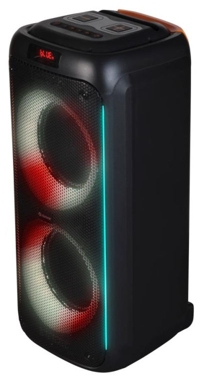 Denver BPS-458 Altavoz para fiestas Negro 100 W