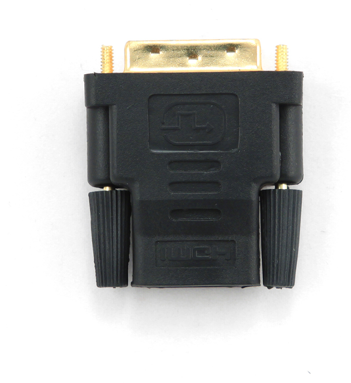 Gembird A-HDMI-DVI-2 cambiador de género para cable Negro