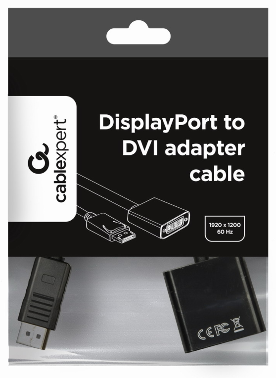 Gembird A-DPM-VGAF-02 adaptador de cable de vídeo 0,15 m VGA (D-Sub) DisplayPort Negro