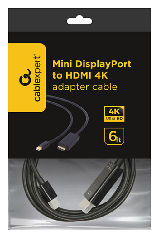 Gembird *Mini DisplayPort cable to HDMI 4K 1.8m 1,8 m