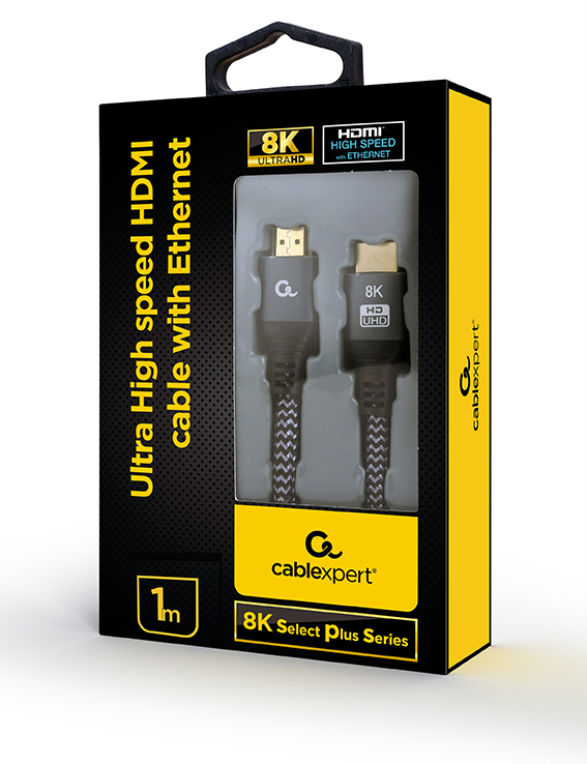 Gembird CCB-HDMI8K-1M cable HDMI HDMI tipo A (Estándar) Negro