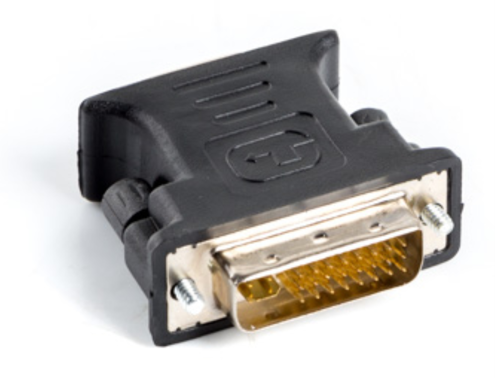 Lanberg AD-0012-BK cambiador de género para cable DVI-I VGA (D-Sub) Negro